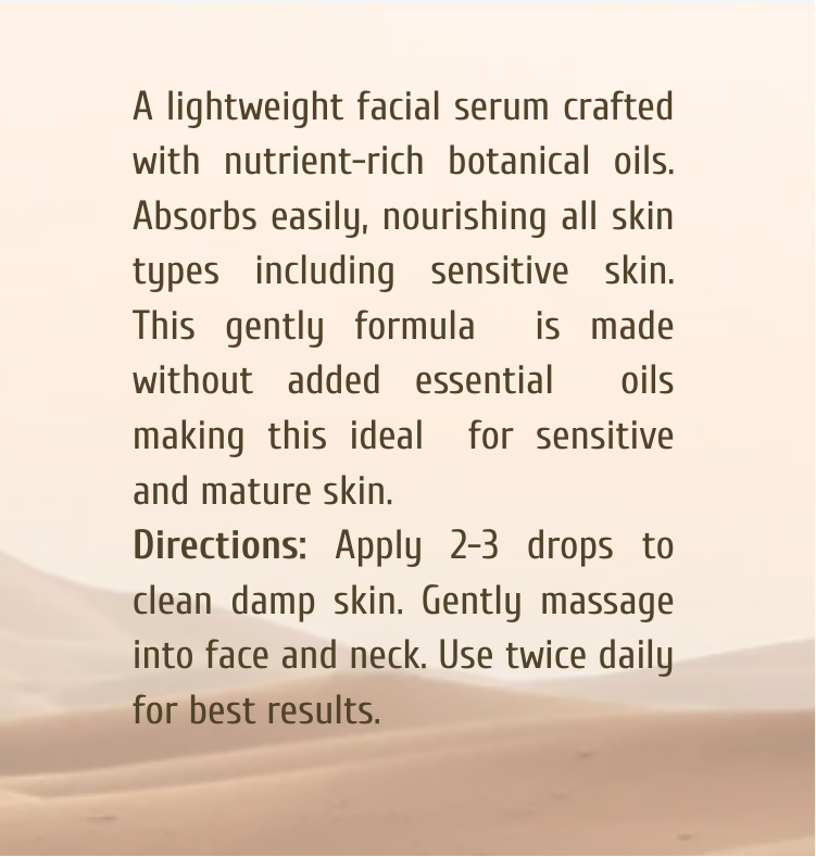 Pure Botanical Facial Serum (1 oz)